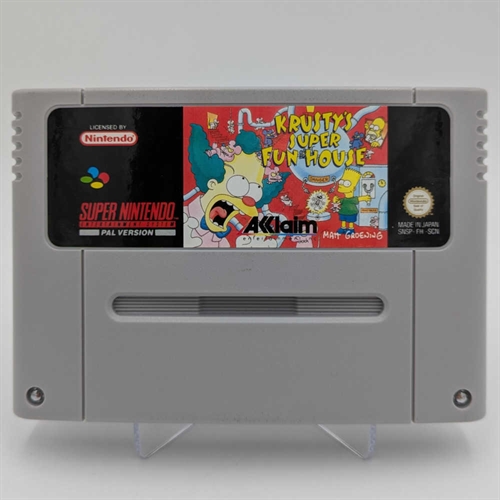 Krusty's Super Fun House - SNES - Cartridge - (SCN) (ENG) (B Grade) (Used)